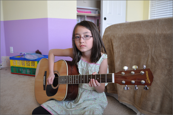 Birthday Girl On Her&nbsp;Guitar