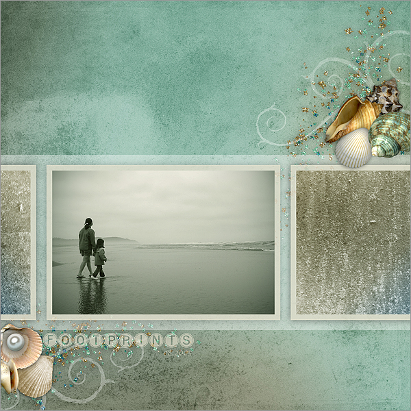 Digital Layouts: Footprints & One&nbsp;Month