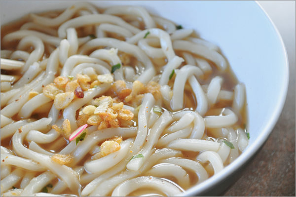 Prepackaged Hot Udon&nbsp;Noodles