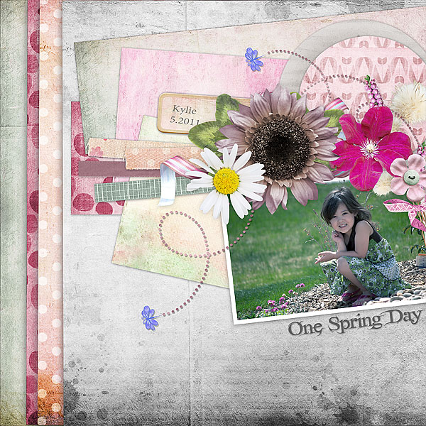 Digital Layout: One Spring&nbsp;Day