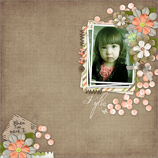 Digital Layouts: When You Were 2 & Reaching for&nbsp;Light