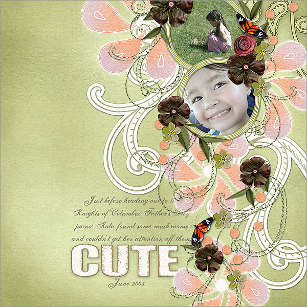 Digital Layouts: Cute & Tiara&nbsp;Girl