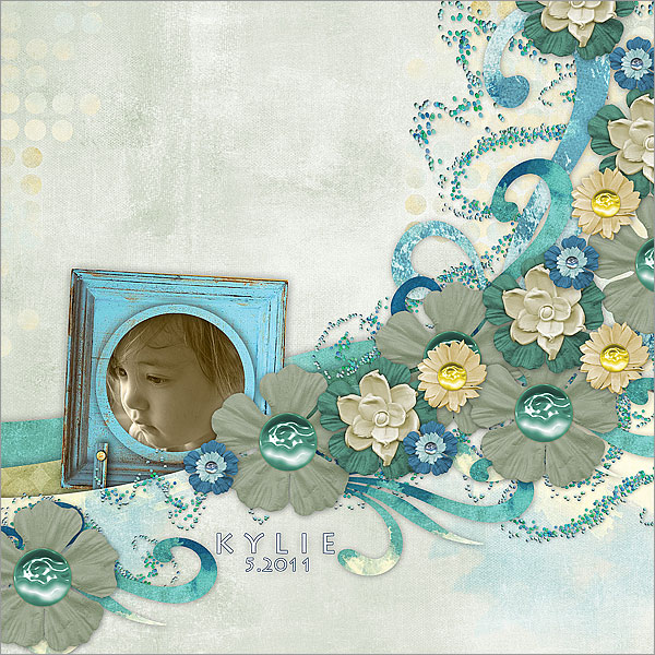 Digital Layouts: Swirls and Day at the&nbsp;Beach