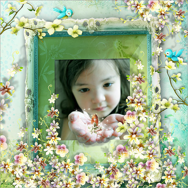 Digital Layout: Thru the Frame (With a PS How-To) & Legend…Remember That Wonderful&nbsp;Movie?