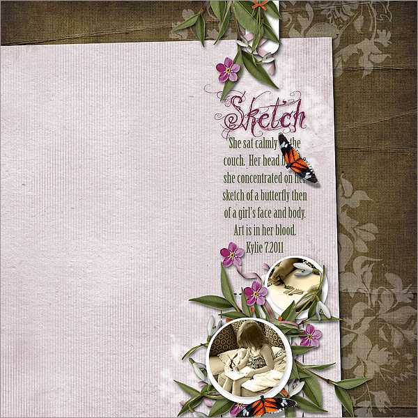 Digital Layout: Art Is In Her&nbsp;Blood