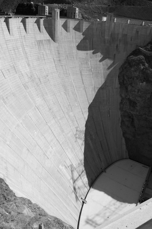 Hoover Dam in Black and&nbsp;White