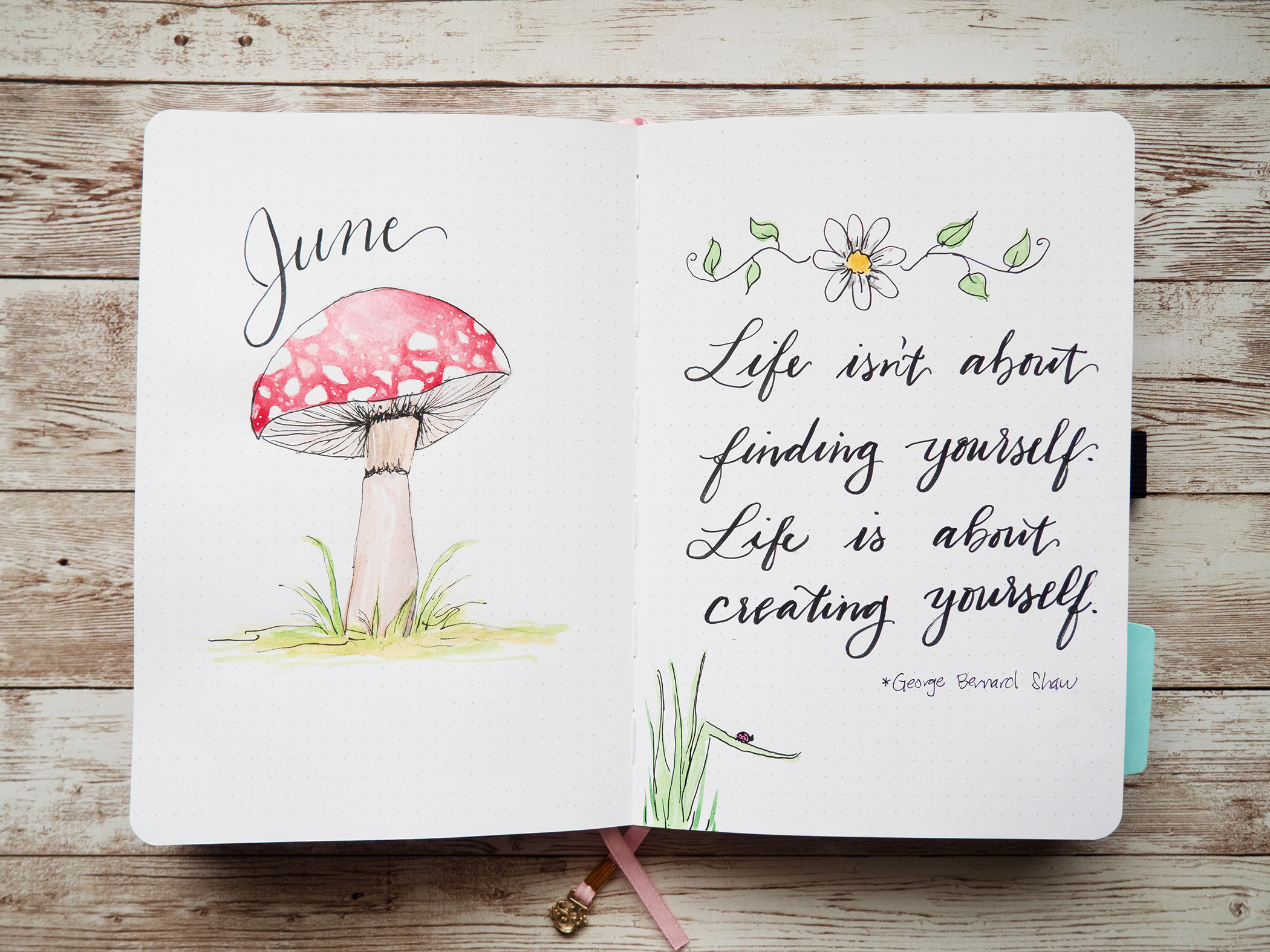 Bujo Using Altenew&nbsp;Watercolor